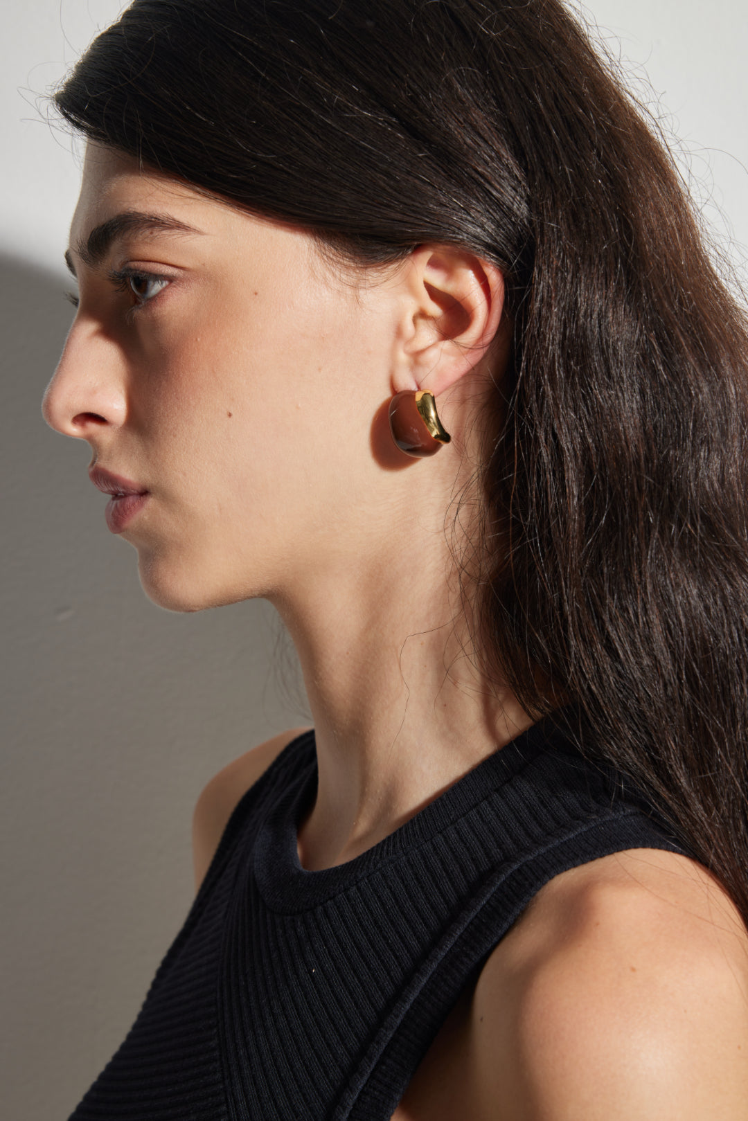 CLASSIC MYSTIC GLOW DOUBLE-SIDED DRIP ENAMEL EARRINGS