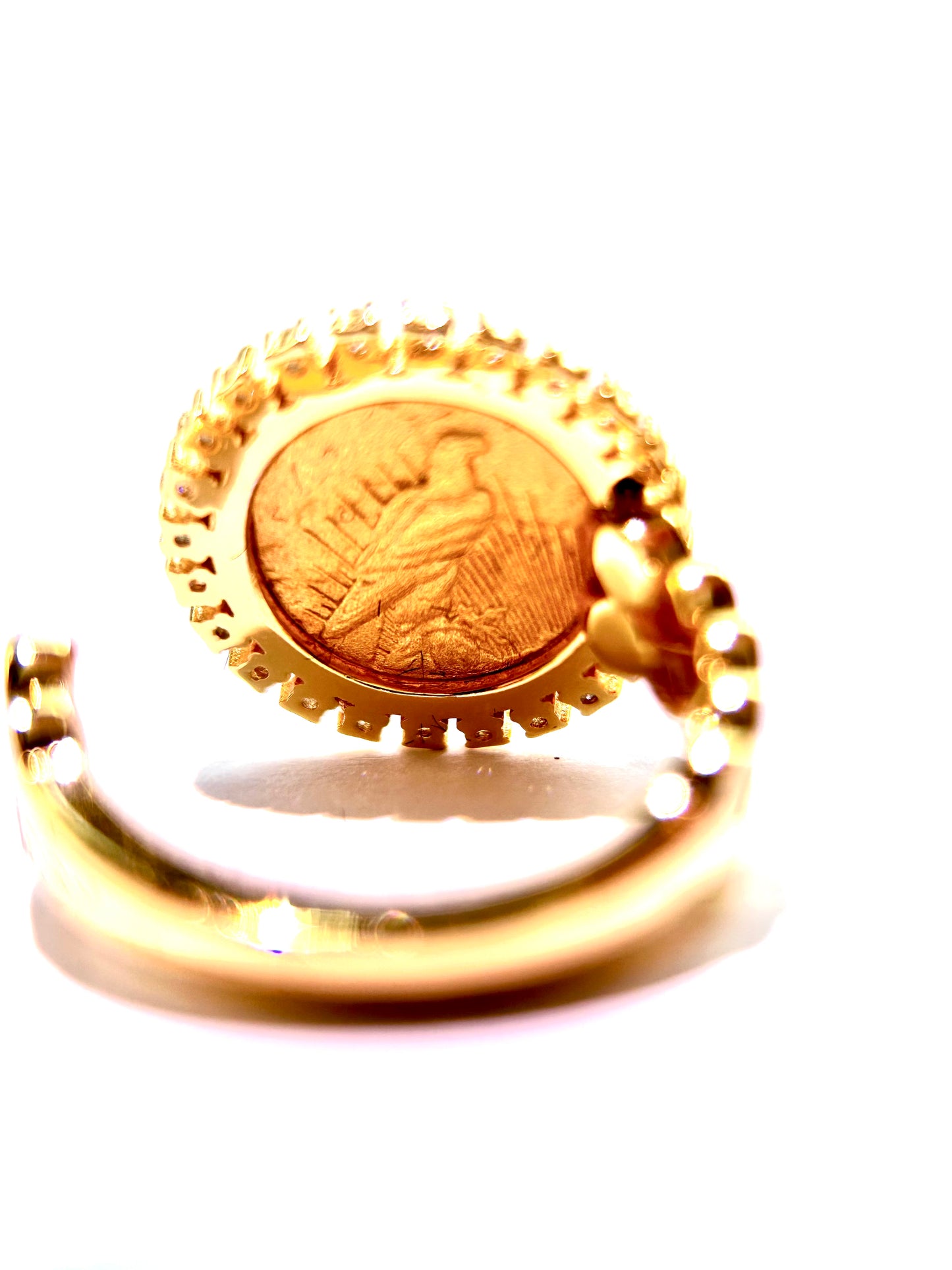 MYSTERIE LIBERTY GODDESS COIN RING