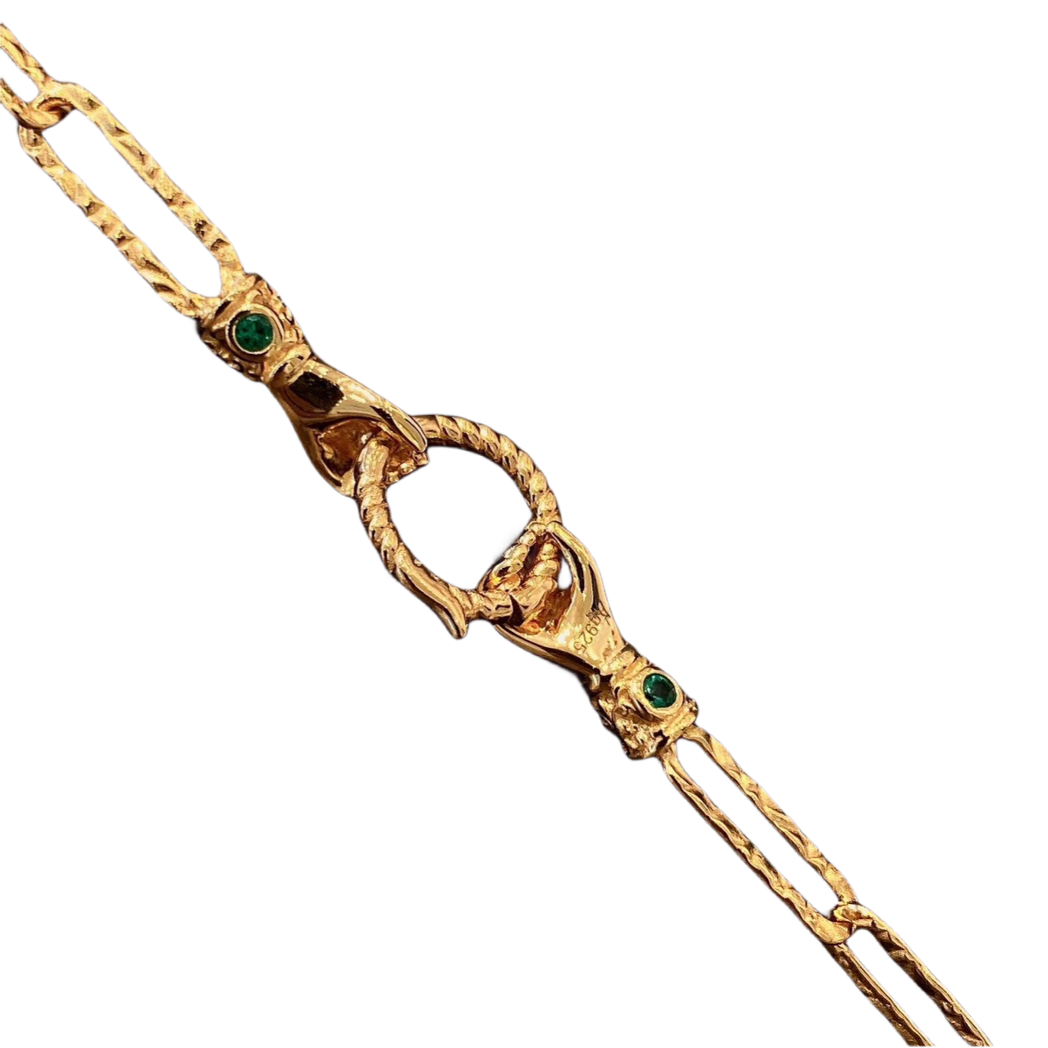 MYSTERIE 18K GOLD HAND-IN-HAND VERSATILE NECKLACE