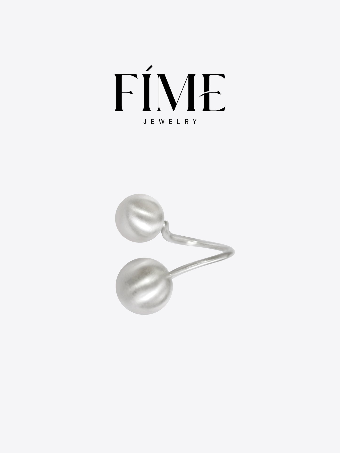 CLASSIC HANDCRAFTED PLATINUM-PLATED FINE TEXTURED RING